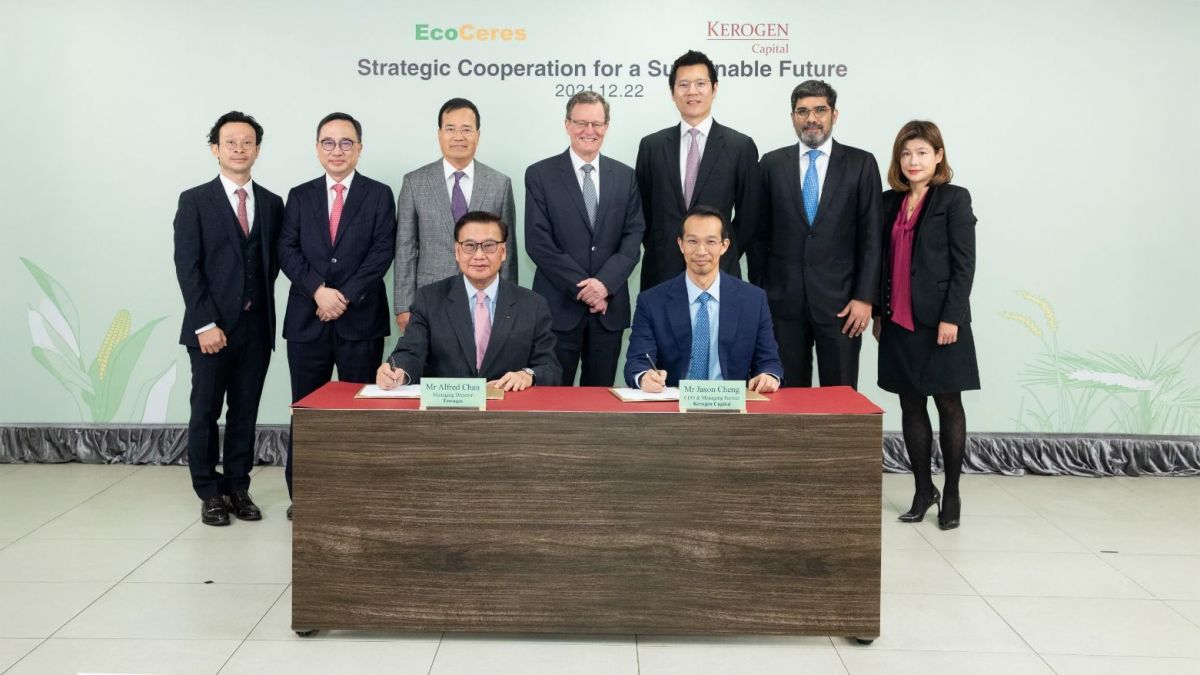 EcoCeres, Inc. announces strategic investment from Kerogen Capital to accelerate the development of its biomass sustainability business
