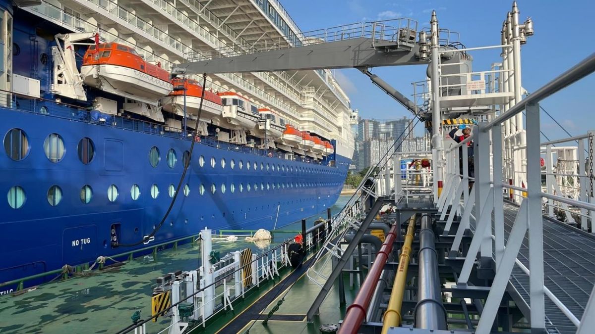 EcoCeres Inc., Mitsui & Co. Energy Trading Singapore Pte. Ltd., KPI OceanConnect and Global Energy supplied Sustainable HVO for Marine Bunkering