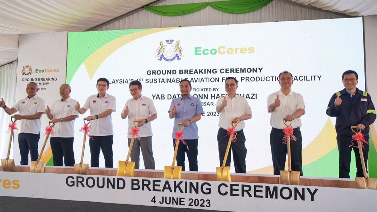 EcoCeres Announces Investment for Sustainable Aviation Fuel Production in Pasir Gudang, Johor