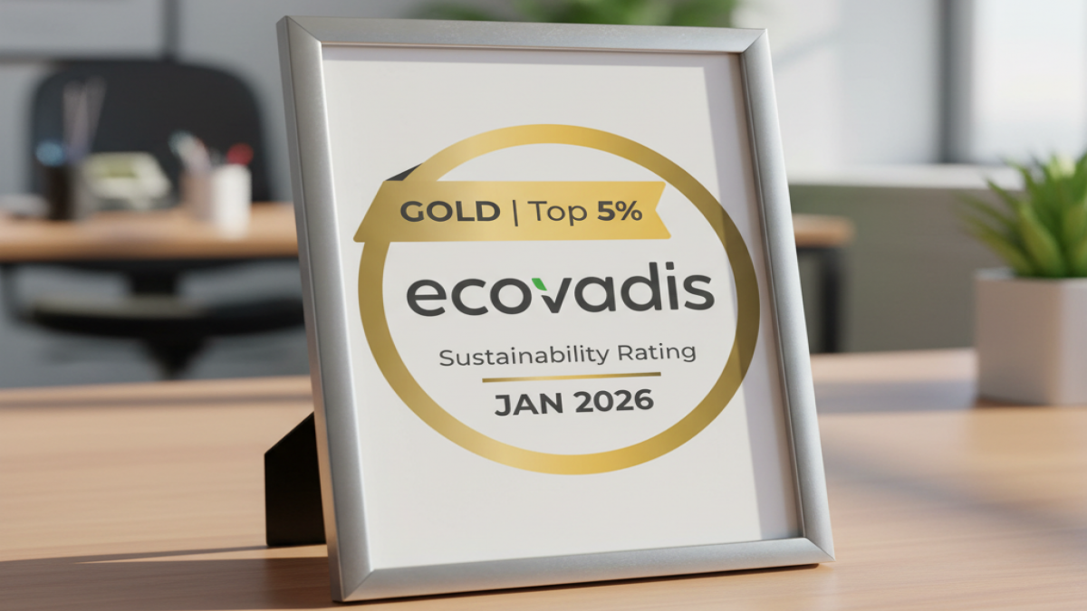 怡斯莱荣获EcoVadis金牌评级 彰显卓越可持续发展表现