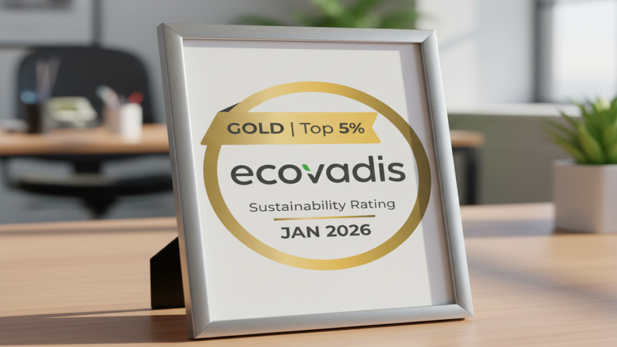 EcoCeres Achieves EcoVadis Gold Medal  for Outstanding Sustainability Performance
