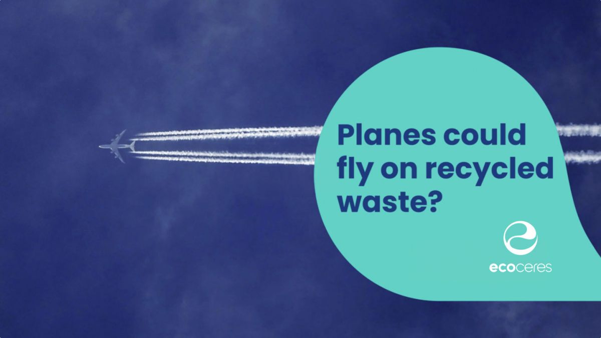 Planes Could Fly On Recycled Waste?