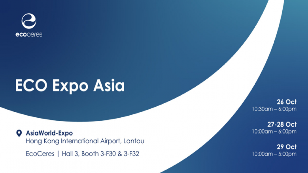 EcoCeres to Make Eco Expo Asia Debut with SAF and HVO Solutions